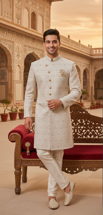 MEN ETHNIC SEMI SHERWANIS